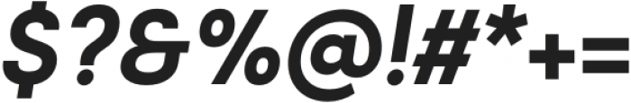 Modeco Semi Bold Oblique otf (600) Font OTHER CHARS