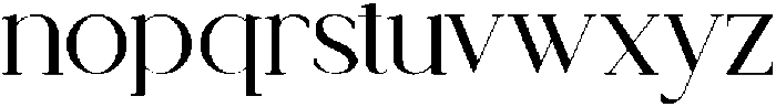 Modegi otf (400) Font LOWERCASE