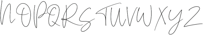 Model Runway Signature otf (400) Font UPPERCASE