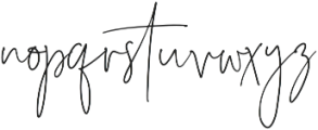 Model Runway Signature otf (400) Font LOWERCASE