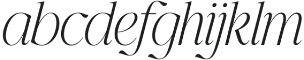 Modelista ExtraLight Italic otf (200) Font LOWERCASE