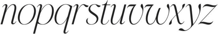 Modelista ExtraLight Italic otf (200) Font LOWERCASE