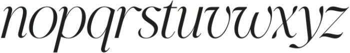 Modelista Medium Italic otf (500) Font LOWERCASE
