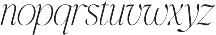 Modelista Thin Italic otf (100) Font LOWERCASE