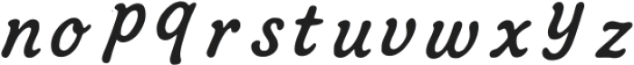 Moderat Script Regular otf (400) Font LOWERCASE
