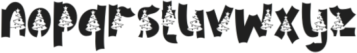 Modern Bauble Bliss Six otf (400) Font LOWERCASE