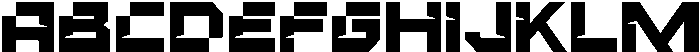 Modern Cyber Regular otf (400) Font UPPERCASE