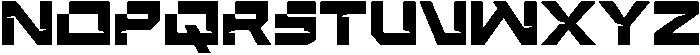 Modern Cyber Regular otf (400) Font UPPERCASE