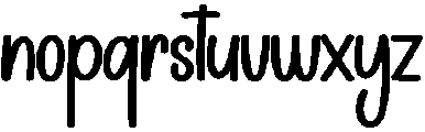 Modern Digital Regular otf (400) Font LOWERCASE