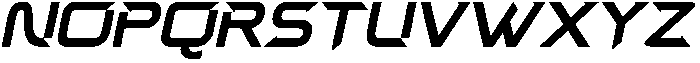 Modern Future Italic Italic otf (400) Font LOWERCASE