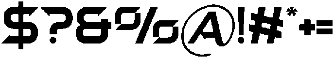 Modern Future Regular otf (400) Font OTHER CHARS