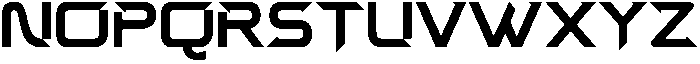 Modern Future Regular otf (400) Font LOWERCASE
