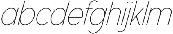 Modern Heritage Italic 1 otf (400) Font LOWERCASE