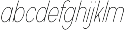 Modern Heritage Narrow Italic1 otf (400) Font LOWERCASE