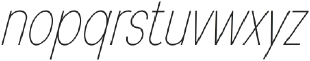 Modern Heritage Narrow Italic1 otf (400) Font LOWERCASE