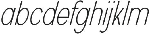 Modern Heritage Narrow Italic2 otf (400) Font LOWERCASE