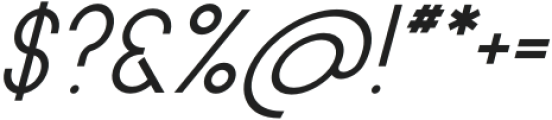 Modern Heritage Narrow Italic4 otf (400) Font OTHER CHARS