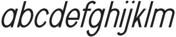 Modern Heritage Narrow Italic4 otf (400) Font LOWERCASE