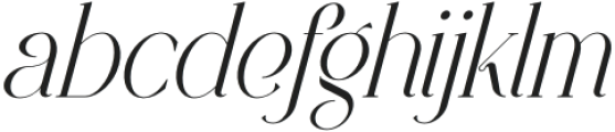 Modern Heritage Serif Italic otf (400) Font LOWERCASE