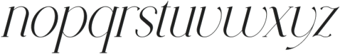 Modern Heritage Serif Italic otf (400) Font LOWERCASE