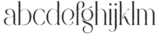 Modern Heritage Serif  Rough otf (400) Font LOWERCASE