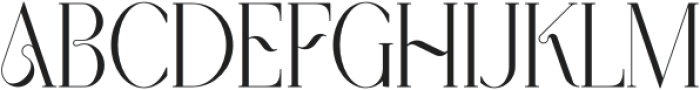 Modern Heritage Serif otf (400) Font UPPERCASE