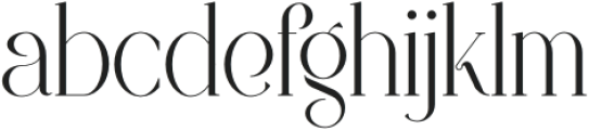 Modern Heritage Serif otf (400) Font LOWERCASE