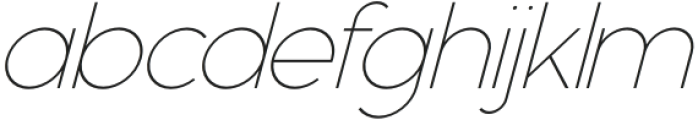 Modern Heritage Wide Italic 1 otf (400) Font LOWERCASE