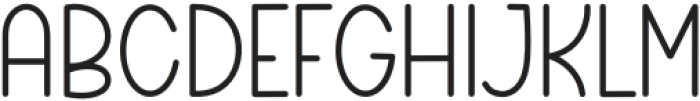Modern Outside Regular otf (400) Font UPPERCASE