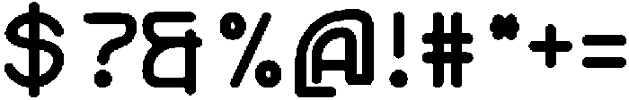 Modern Royale Regular otf (400) Font OTHER CHARS