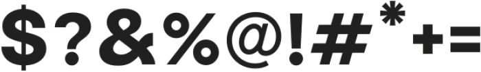 Modern Sans Bold otf (700) Font OTHER CHARS