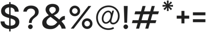 Modern Sans Medium otf (500) Font OTHER CHARS