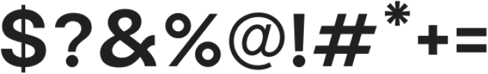 Modern Sans SemiBold otf (600) Font OTHER CHARS
