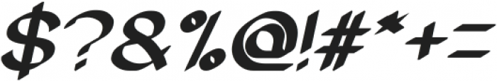 Modern Script Bold Italic otf (700) Font OTHER CHARS