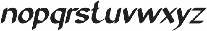 Modern Script Bold Italic otf (700) Font LOWERCASE
