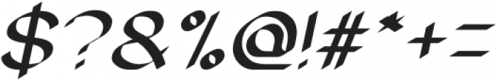 Modern Script Italic otf (400) Font OTHER CHARS