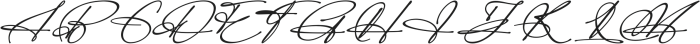 Modern Signature Bold Italic otf (700) Font UPPERCASE