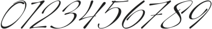 Modern Signature Italic otf (400) Font OTHER CHARS