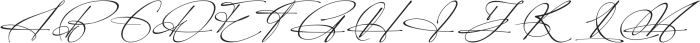 Modern Signature Italic otf (400) Font UPPERCASE