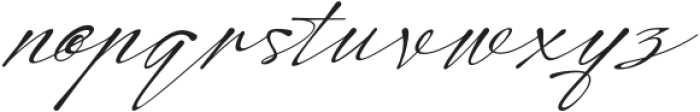 Modern Signature Italic otf (400) Font LOWERCASE