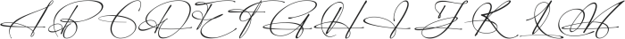 Modern Signature otf (400) Font UPPERCASE