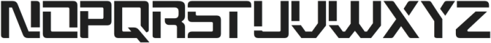 Modern Sport Regular otf (400) Font UPPERCASE
