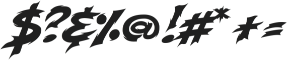 Modern Thrash otf (400) Font OTHER CHARS