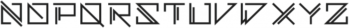 Modern Tribe ttf (400) Font UPPERCASE