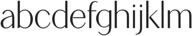 Modern Tropical Sans Regular otf (400) Font LOWERCASE