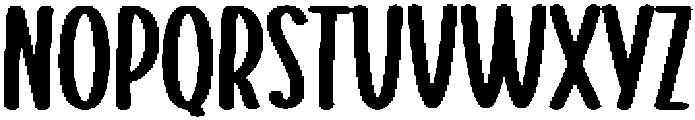 Modern Whimsical Regular otf (400) Font UPPERCASE