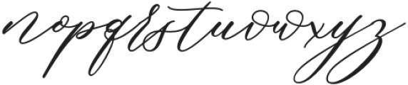 ModernCalligraphy-Regular otf (400) Font LOWERCASE