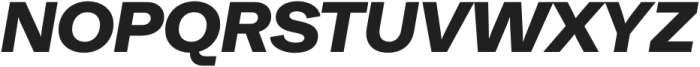 Moderna Grotesque Black It otf (900) Font UPPERCASE