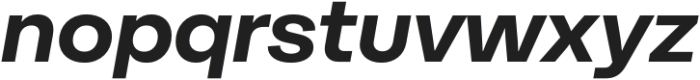 Moderna Grotesque Bold It otf (700) Font LOWERCASE
