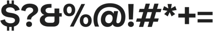 Moderna Grotesque Bold otf (700) Font OTHER CHARS